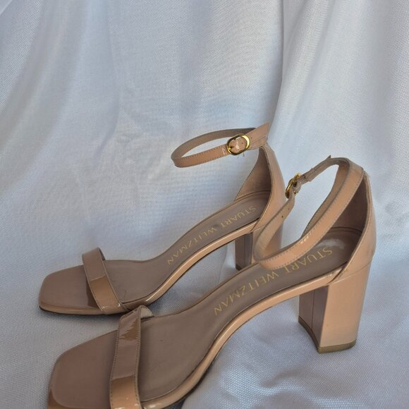STUART WEITZMAN NUDIST PLATFORM - Picture 1 of 5
